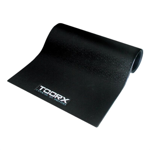 dette er Toorx Beskyttelsesmåtte i farven sort, beskyttelsesmåtten måler 200 x 100 cm